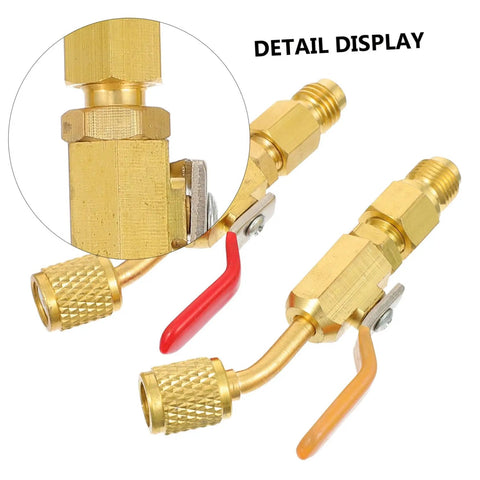 Three Piece Heavy Duty Solid Brass Ball Valves That Slide Into Tight Spaces Like A Dream And Deliver A Bulletproof Shut Off With No Sweat Hook Up For Any Plumbing Or HVAC Project, showing detailed connector and lever.