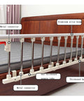 Foldable Bed Rail Safety Side Guard For Elderly And Handicap with aluminum alloy beam and thickened base on bed
