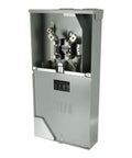 TSM420CSCUP 200A Meter Load Center Outdoor Socket with Combination Main Breaker, NEMA 3R, open view
