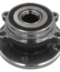 Front Wheel Bearing And Hub Assembly 513253 For Audi And VW With ABS Direct Fit, metal unit, front angle view