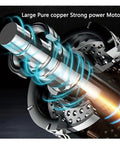Heavy Duty Electric Hydraulic Pliers Terminal Crimping Machine With Fast Cable Cutting And Pressing Portable Wire Tool close-up of pure copper motor for power.