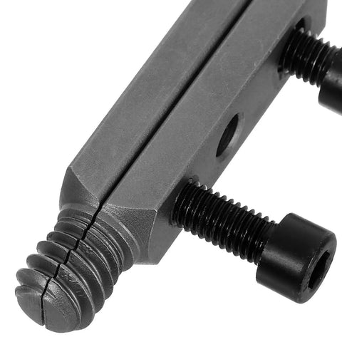 Heavy Duty Broken Bolt Extractor Tool Kit For Plumbing And Faucet Repairs Made With Hard Alloy Material To Easy Remove Stripped Screws From Water Hoses At Home Or Shop, close-up tip