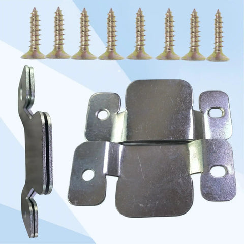 Solid Metal Sectional Couch Connectors To Keep Sections From Sliding Apart. Heavy Duty Interlocking Brackets With Screws Lock Your Living Room Layout In Place. Quick Install Flat Mount Hardware That Anchors Most Couches Tight As A Drum All Year.