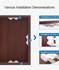Heavy Duty Magnetic Cabinet Latches For Hidden Doors And Concealed Handles Touch Release Cabinet Catch Hardware installation guide