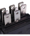Close-up view of Blade Clutch PTO Switch Replacement For Hustler Super Z And Z Series Mowers with 8-terminal connectors visible.