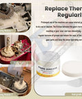 Food Grade 4 Oz Grease For Kitchen Mixers And Stand Mixers, Food Safe Lubricant To Reduce Gear Wear, Fits 4 To 7 Quart Models, Includes Gasket And Spatula, Prolongs Mixer Life And Keeps Beater Running Smoothly. Jar with gasket and spatula