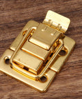 Gold Finish Stainless Steel Toggle Latch Kit 10 Pack For Boxes Jewelry Boxes Suitcases And Lids Durable Security Hardware
