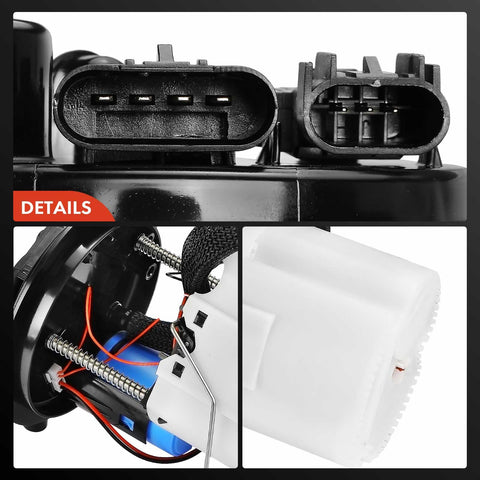 Close-up of Drop In Electric Fuel Pump Module With Pressure Sensor For Chevy Traverse 2009 2017 V6 3.6L GMC Acadia 2009 2013