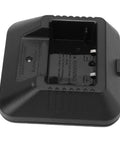 2 Pack UV5R Radio Charger Dock With Built In Indicator Light for UV5R Plus radios, ABS construction, top view