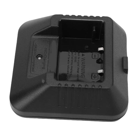 2 Pack UV5R Radio Charger Dock With Built In Indicator Light for UV5R Plus radios, ABS construction, top view