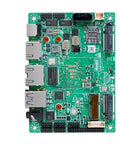 Beefy 2.5 Inch Industrial Control Small Motherboard N100 N150 With LVDS Mini Dual Serial Port And Touch All In One Machine DDR5 8GB RAM Optional 16GB Compact Rugged Workhorse Computer Motherboard For Industrial Automation, top view