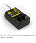 8 Channel 2.4GHz RC Receiver With PWM PPM IBus Output For Cars And Boats AFHDS 3 Compatible Works With PL18 NB4 NB4 Lite FRM302 Transmitters And RF Modules Bidirectional Single Antenna Receiver For Crisp Control And Plug And Play Setup close-up