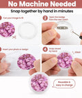 Kickstart Your Craft Hustle With This Dope Twelve Pack Clear Button Maker Kit Featuring 1.77 Inch Acrylic Photo Badges And Strong Pins For Total Vibe Custom Name Tags And Zero Hassle DIY Stuff You Actually Love Making Daily, showing step-by-step assembly.