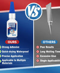 Comparison of Clear Shoe Glue Sole Repair Kit For Boots And Sneakers, Pro Grade Heavy Duty Waterproof Adhesive With Microtips versus other glue