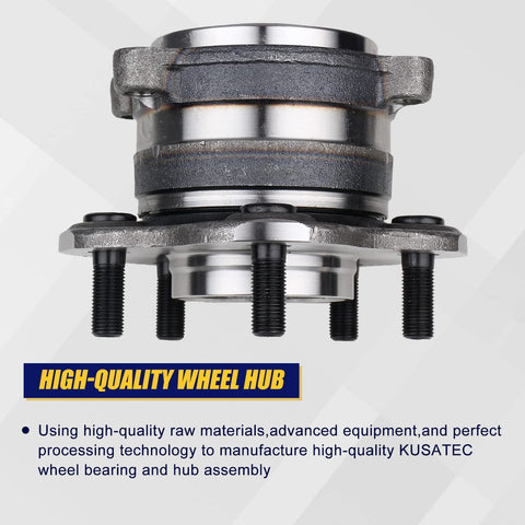 Rear Wheel Bearing And Hub Assembly 512388 Beefed Up Replacement Fits Infiniti QX60 JX35 2013 2014 2019 And Nissan Altima