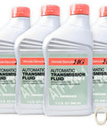 Honda DW 1 Automatic Transmission Fluid 4 Quarts With 18 Mm Drain Plug Washer OEM ATF bottles with washer
