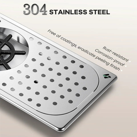 Smooth Operator Pitcher Rinser With 360 Degree Rotating Nozzle, 304 stainless steel finishing and perforated design.