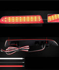 Mercedes W447 Vito Box 2014-2019 LED Tail Light 2 Pack Red Lens Reflector Brake Signal Fog Driving Lamps for Enhanced Visibility