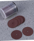 Close-up of cutting discs from 36 Piece Heavy Duty Cutting Discs And Grinding Wheels Set For Metal, Wood, And Ceramics