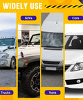 Image of trucks, SUVs, vans, and cars representing use for 100 Pack License Plate Screws 6mm By 16mm Slotted Hex Head Bolts