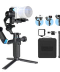 Scorp Mini 3 Pro Gimbal Kit With AI Tracking Built In Display Detachable Remote Handle for 3 Axis Camera Stabilization