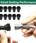 Garden Hose Quick Connect Fittings Set Must Have 10 Pcs Water Hose Connectors Quick Connectors Tap Adapters in hand.