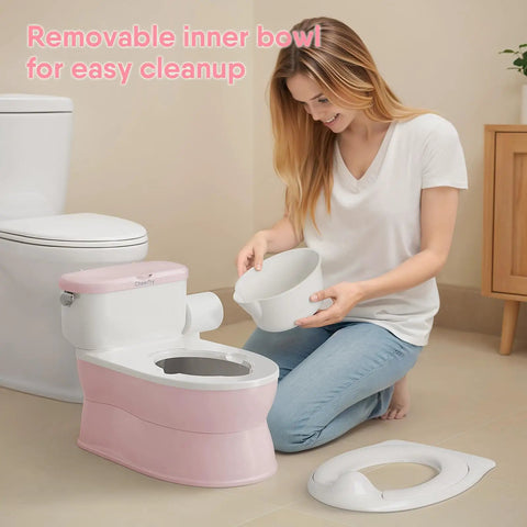 Kickstart Little Ones Potty Training With This Super Slick 2 In 1 Toddler Chair That Detaches To Become A Standard Seat Featuring Realistic Flush Sounds And Rock Solid Stability For Zero Hassle Messes