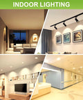 Heavy Duty MR16 LED Bulbs 6 Pack GU53 Bi Pin Base 5 Watt Replaces 50 Watt Halogen 5000K Daylight White in indoor settings.