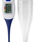 Large Face LCD Digital Thermometer For Adults And Kids With Fast 10 Second Fever Check And Instant Read Easy To Read Display Battery Included Perfect For Home Health Care, with case
