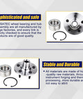 Rear Wheel Bearing And Hub Assembly Model 521000 Beefy Heavy Duty Compatible With Ford Explorer 2002 To 2010 shown in detail