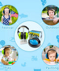Kids Ear Protection 2 Pack Noise Canceling Headphones For Concerts And Loud Events Durable Cushioned Earpads with Child Models