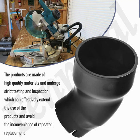 Two And A Half Inch Miter Saw Vacuum Adapter For Dust Collection And Shop Vac Attachments, Compatible With Most Miter Saws