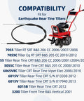53630 Tiller Cable Replacement 39 Inch For Rear Tine Tillers compatibility chart and red tiller image