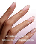 Manicure using GelShift Transformative Top Coat And Foldable UV Lamp Set For Gel Nails Quick 60 Second Cure Lights Up Your Mani With Durable Shine