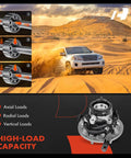 Front Left Wheel Bearing And Hub Assembly With ABS And 6-Lug Fit For Chevrolet Colorado 2004-2008 high-load capacity diagram
