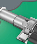 Close-up of built-in ratchet mechanism in Kraftform Kompakt 400 RA 17-Piece T-Handle Ratcheting Bit Set With Built-In Ratchet And Reversible Drive
