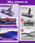 Comparison of new and old Vacuum Head Replacement For Dyson V7 V8 V11 V15 Cordless Models with AntiTangle features