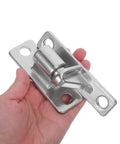 Heavy Duty Stainless Steel Gate Hinges Set With Male And Female Mechanisms Built To Last Weather Resistant Wall Mounts For Farm And Metal Gates Includes Screws For Tough Outdoor Installations, stainless steel latch hinge close-up