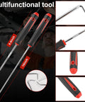 Eight Piece Precision Pick Set For Automotive Seals, O Rings, And Gaskets, Durable A45 Carbon Steel With Chrome Plated Finish, Easy Oil Seal Removal And Lock Ring Extraction Tools. 6.4-inch and 10-inch picks
