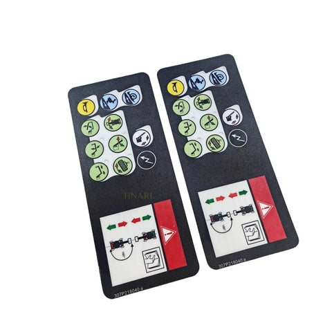 No Sweat Upper Control Box Decal Sticker 307P218040 In Black For Haulotte Ha12ip Ha15ip Platform Lifts Built Tough Heavy Duty Machinery Panel Labeling Part