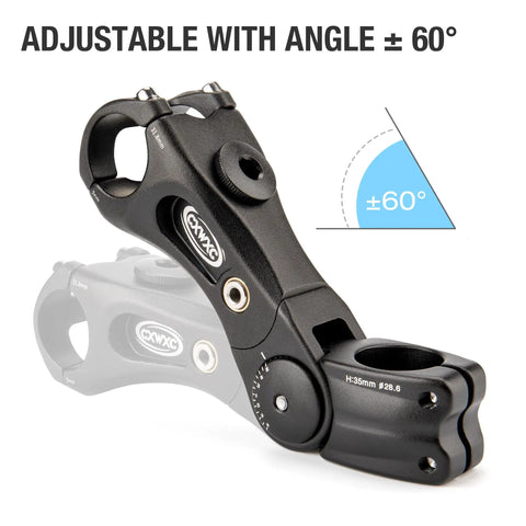Suspension Bike Stem Riser For Handlebar 100mm And 135mm Adjustable 31.8mm Clamp Built For Mountain Gravel Road And City Rides