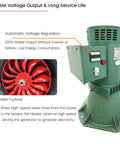 10KW Hydro Power Generator Water Turbine For AC 220V Single Phase Pelton Turbine 0.06 M3/S Flow with automatic voltage regulation