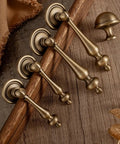 Antique Brass Cabinet Knob Set For Wardrobe Doors And Shoe Cabinets Solid Alloy Drawer Pulls In Bronze Copper Finish