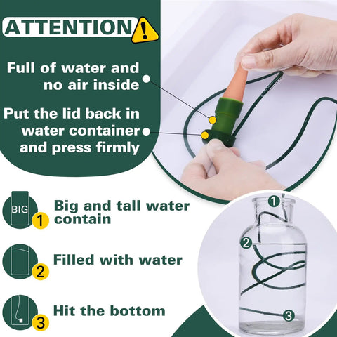Self Watering Stakes For Indoor Outdoor Plants, Terracotta Drippers, Automatic Watering Spikes Vacation Plant Watering Inserts