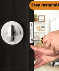 Installing Keyed Alike Single Cylinder Deadbolt Set Brushed Nickel Two Pack With Three Keys Each Anti Theft Interior And Exterior Door Hardware