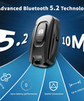 2 Pack Rechargeable Wireless Camera Remote Shutter for iPhone and Android Phones showcasing Bluetooth 5.2 technology