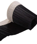 Shop Ready Heavy Duty CNC Router Spindle Dust Collector Brush Seal For Precision Engraving Machines Featuring A Tight Seventy Millimeter Fit And Badass Vacuum Seal, showing cut roll with black bristles.