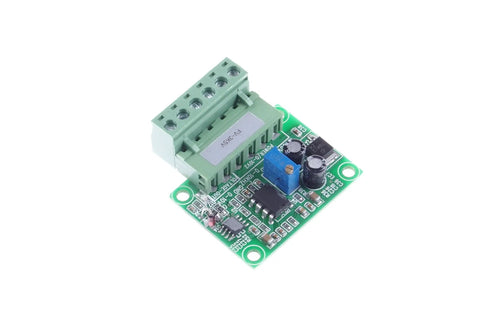 Plug And Play Frequency To Voltage Converter Module 0 To 3 KHz To 0-5 V Analog Output for PLC Inverter Interface green circuit board