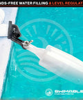 Auto Fill Float Valve Replacement Kit Three Eighths Inch To One Half Inch Adapter For Pool Water Levelers And Tank Fill Systems A 2 In 1 Solution For Pools Ponds And Water Tanks Compatible With Most Float Valves In Water Tanks And Pools Durable. mounted on pool float valve