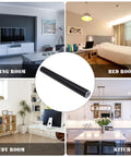 Removable Self Adhesive Wallpaper Roll For Waterproof Cabinet Makeover And Buttery Smooth Peel Stick Furniture Wrap With Authentic Wood Grain Look in a roll shown in living room, bedroom, study room, and kitchen settings.